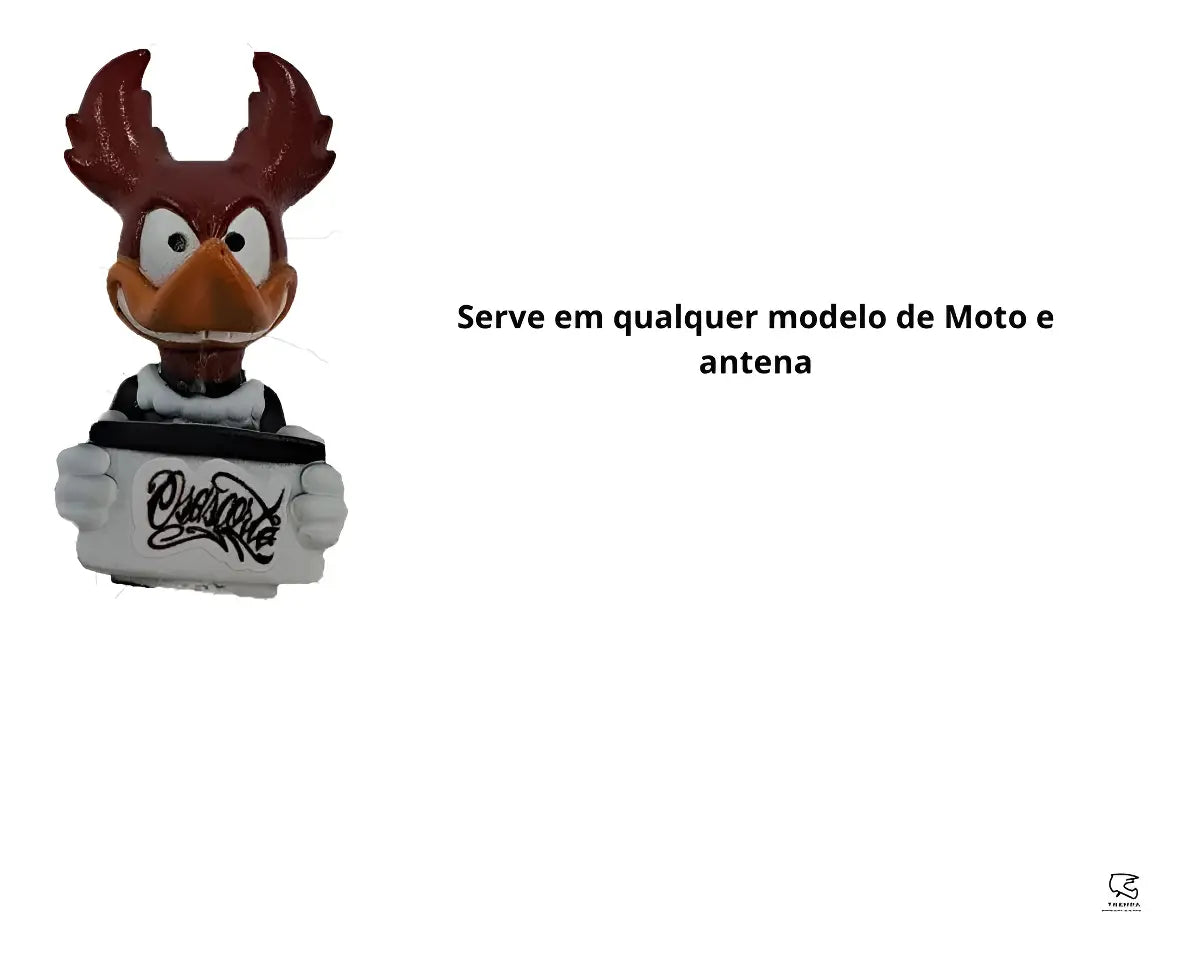 Enfeite de Antena para Moto Personagens Diversos | Mograu