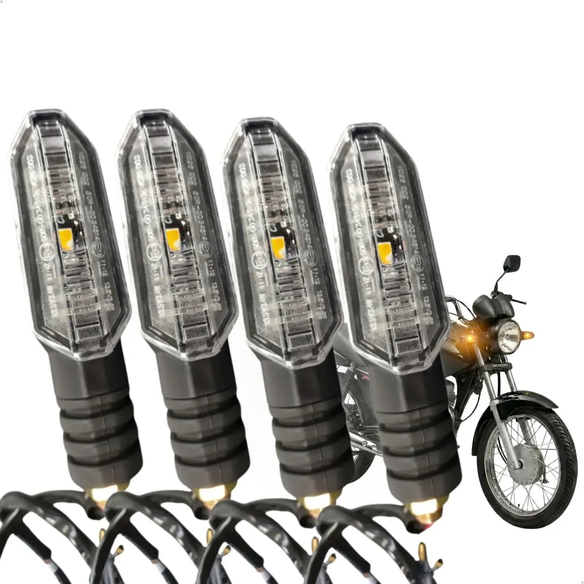 Kit Pisca LED Moto Titan Fan XRE CB300 Twister | Mograu