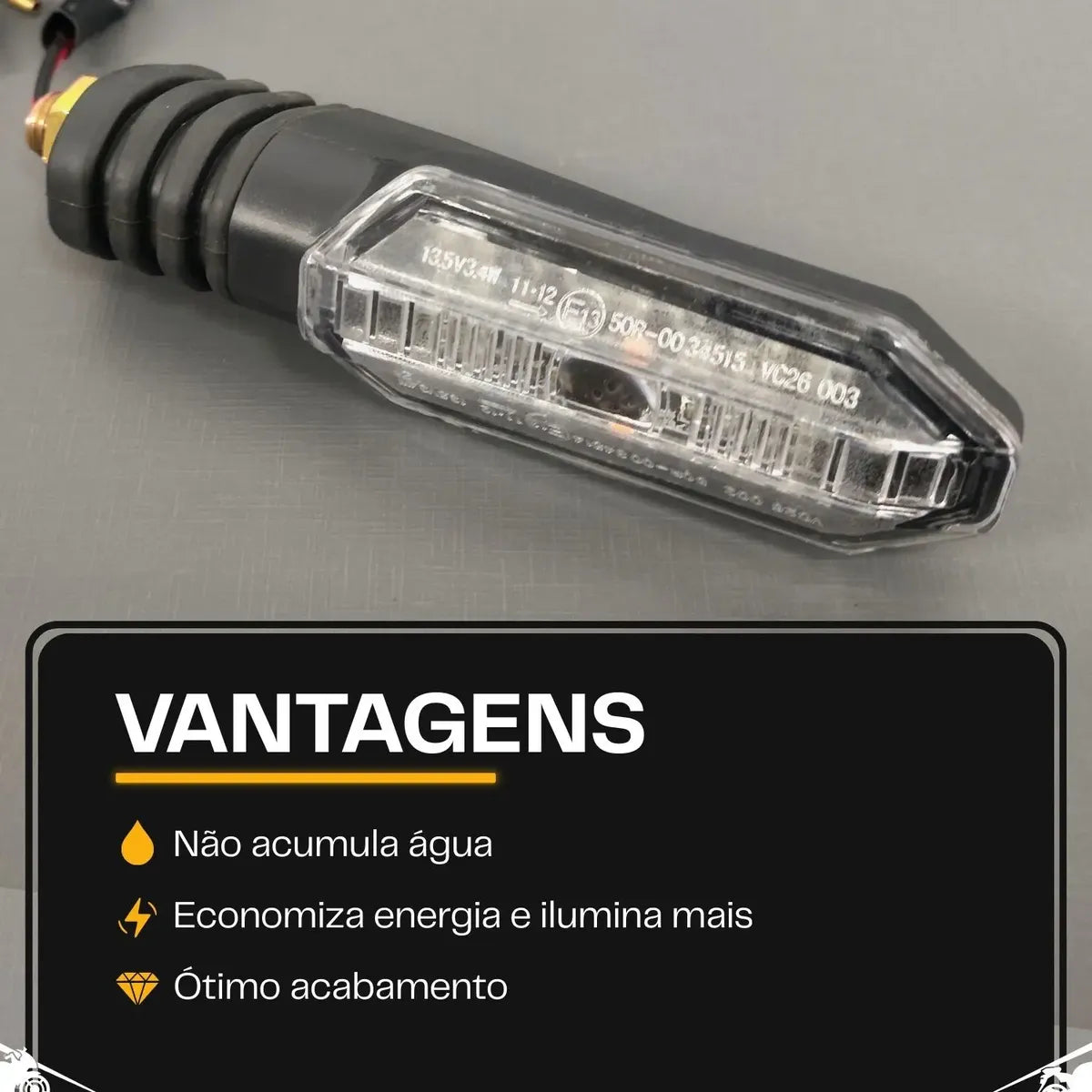 Kit Pisca LED Moto Titan Fan XRE CB300 Twister | Mograu