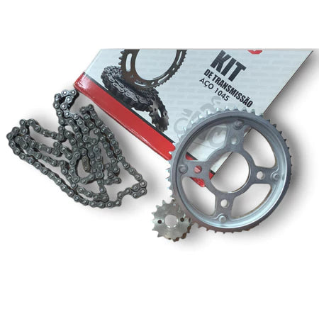 Kit Relação Titan 160 Fan 160 Start 160 Aço 1045 | Mograu
