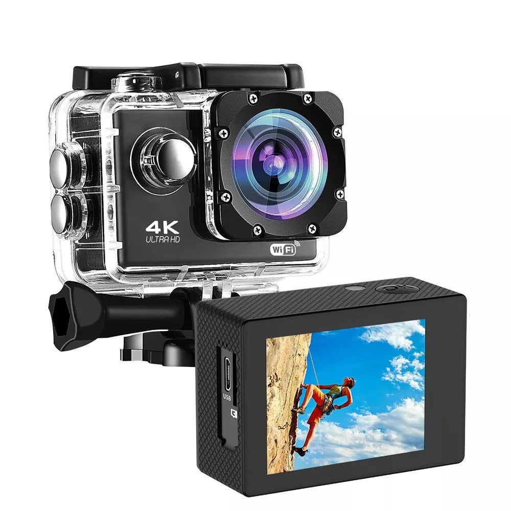 Câmera Sport 4K Mograu® – Wi-Fi e Ação à Prova d’Água