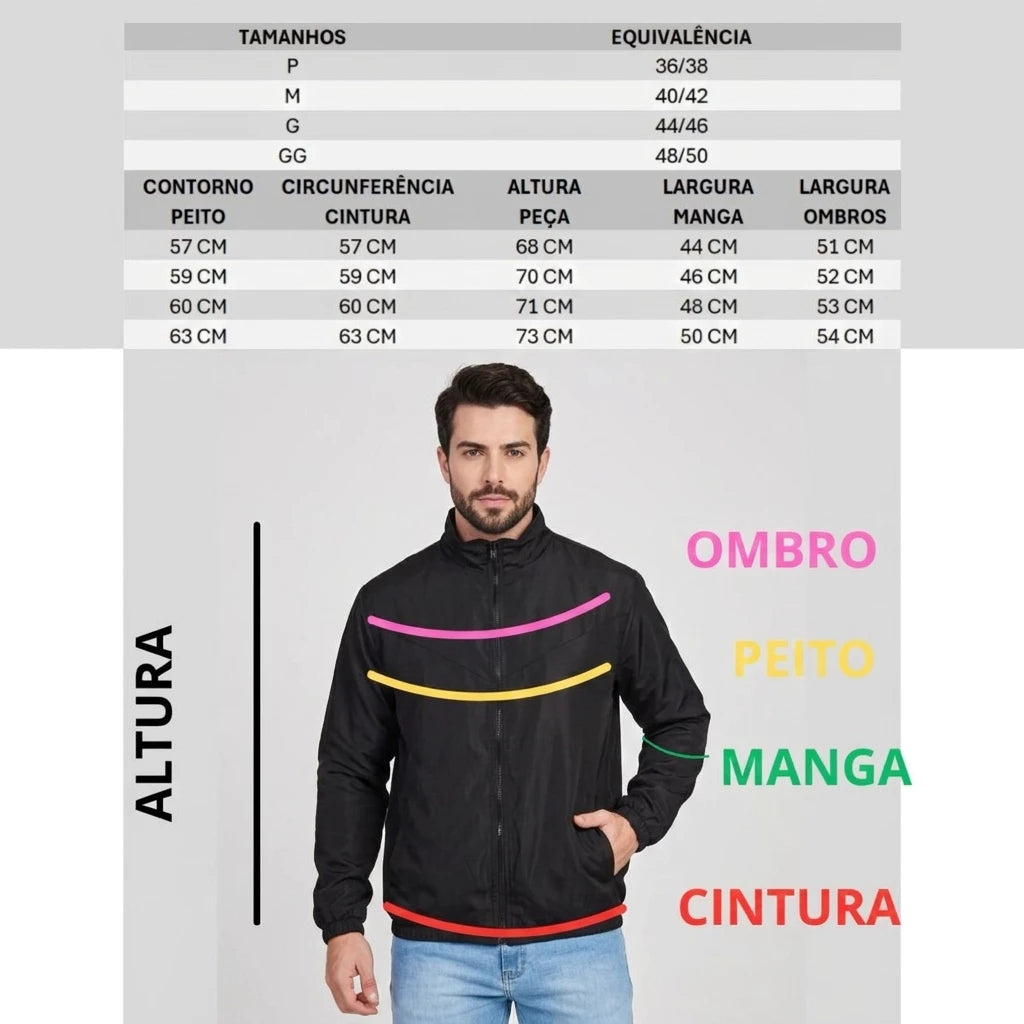 Jaqueta Corta Vento Mograu® – Leveza e Proteção