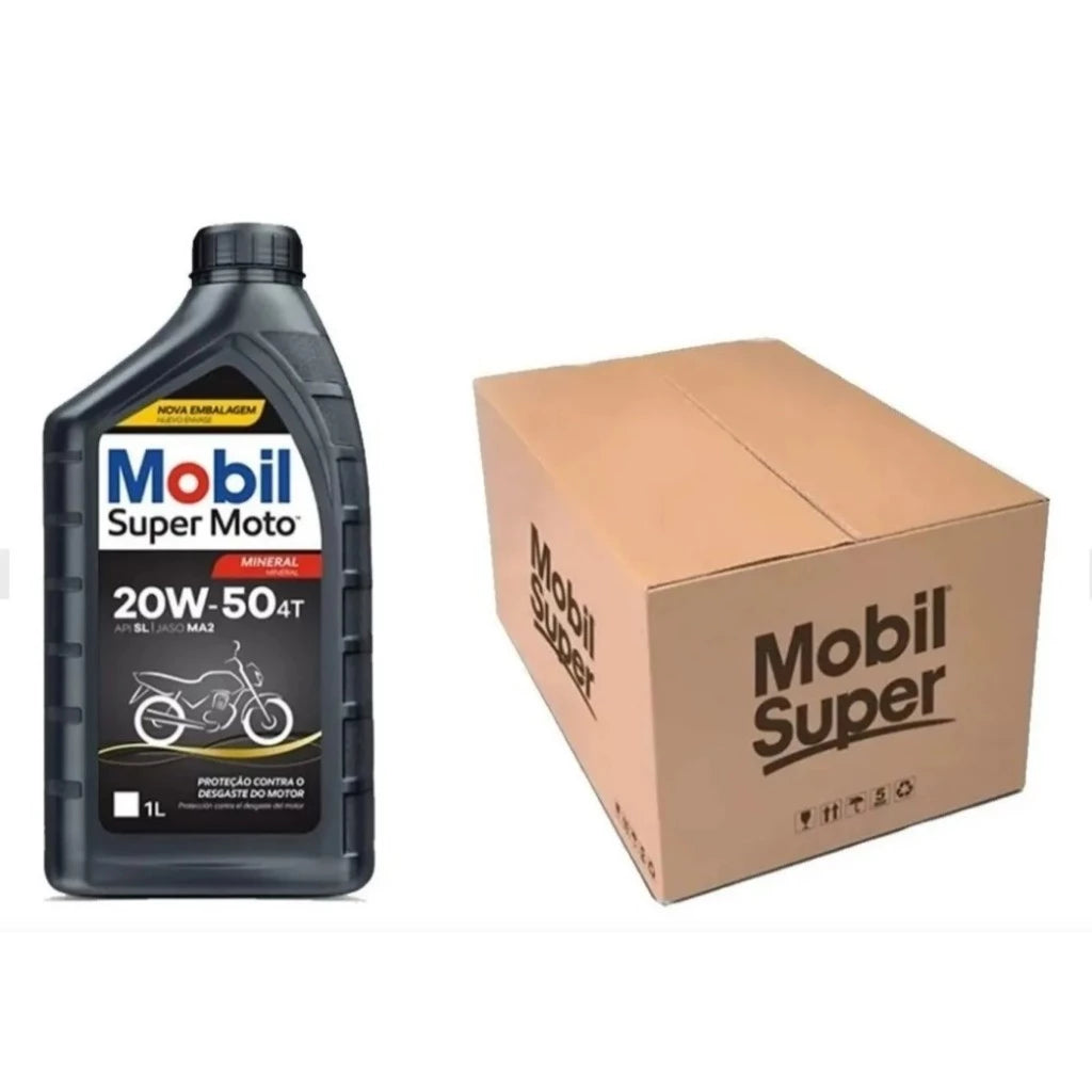 Óleo Mobil Super Moto 20W50 Mograu® – Proteção e Desempenho