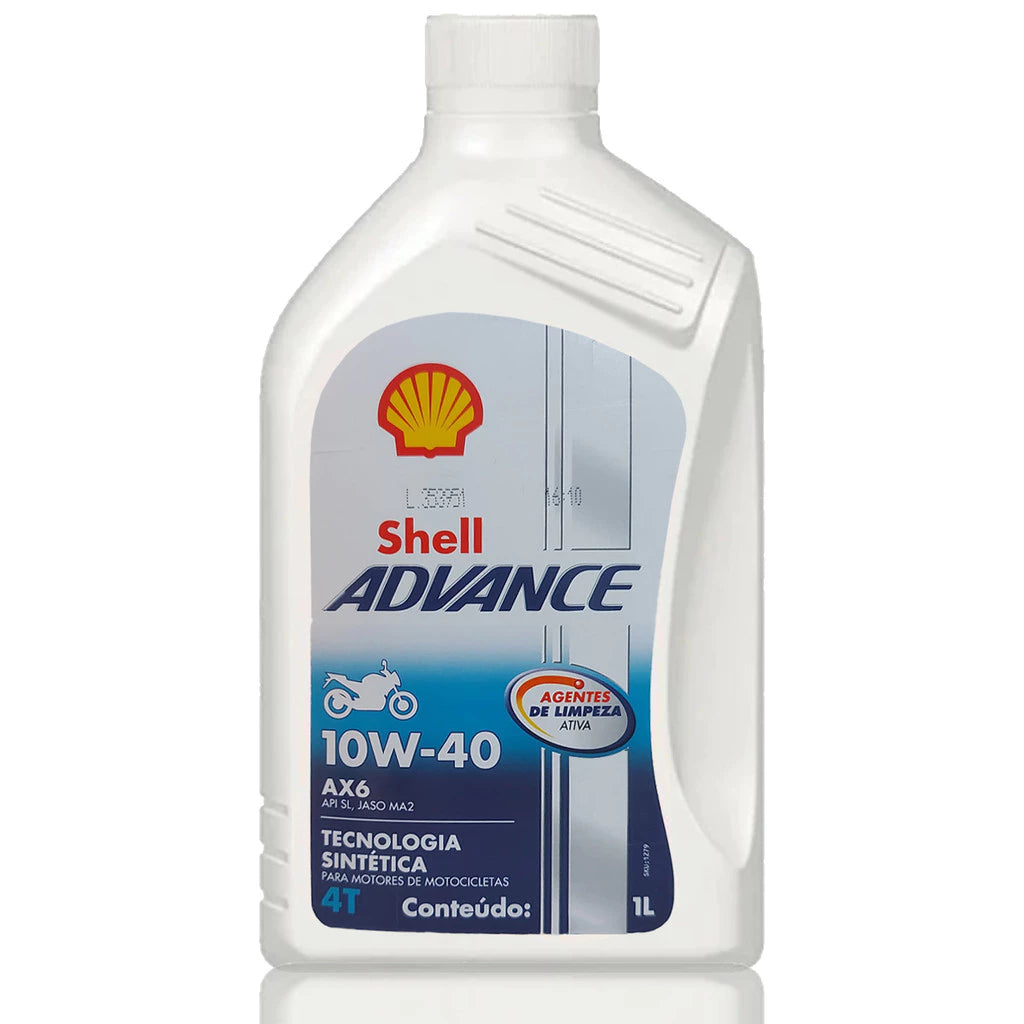 Óleo Shell AX6 10W40 Mograu® – Limpeza e Proteção