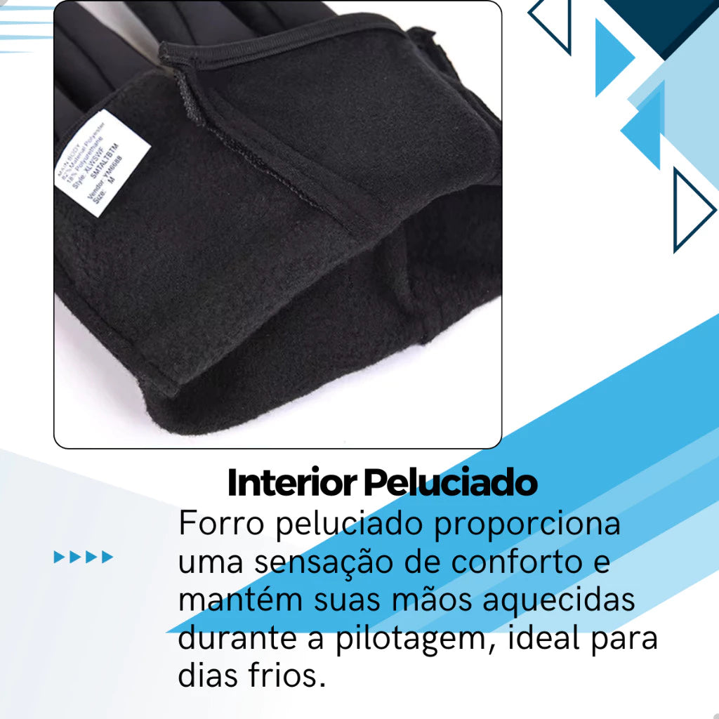 Luva Térmica Mograu® – Frio e Touch Screen