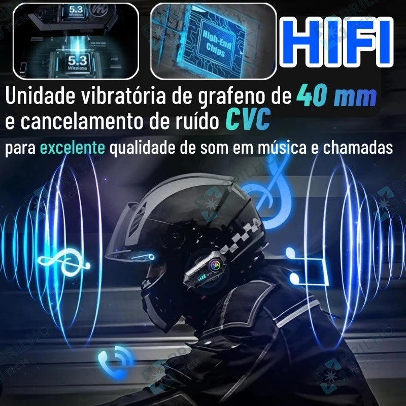 Fone Bluetooth Y10 Mograu® – Mãos Livres e IPX6
