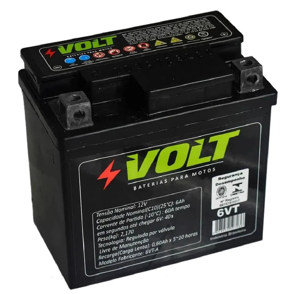 Bateria Selada 6VT Mograu® – Partida Forte e Segurança