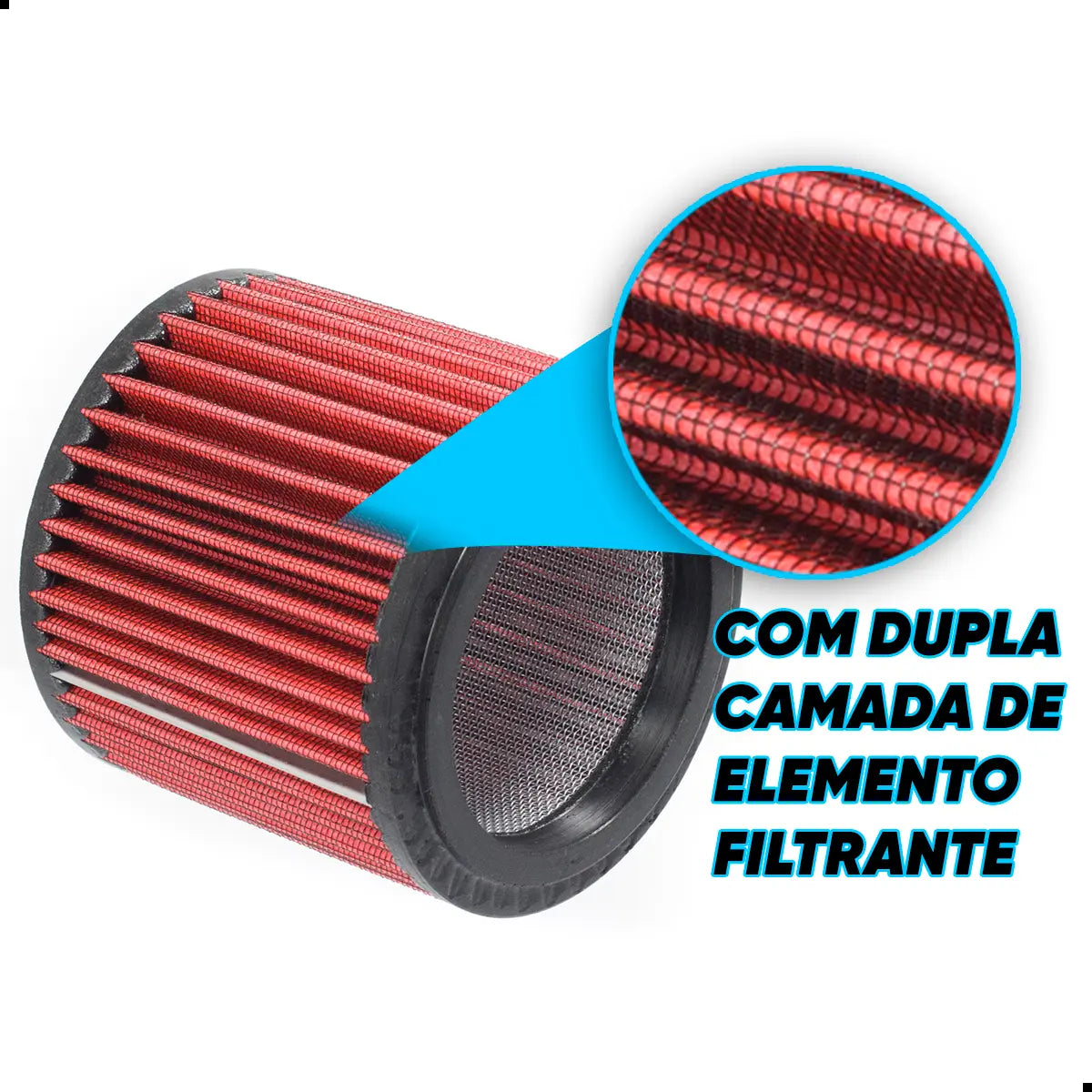 Filtro de Ar Esportivo Lavável XRE 300 Sahara Tornado | Mograu