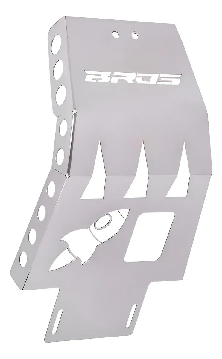 Protetor de Cárter Bros 150 160 Inox Cromado | Mograu