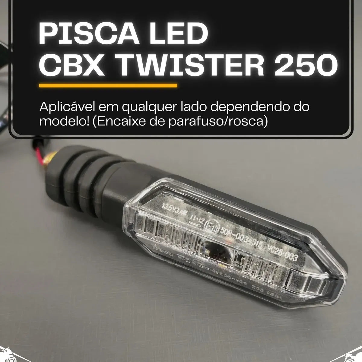 Kit Pisca LED Moto Titan Fan XRE CB300 Twister | Mograu