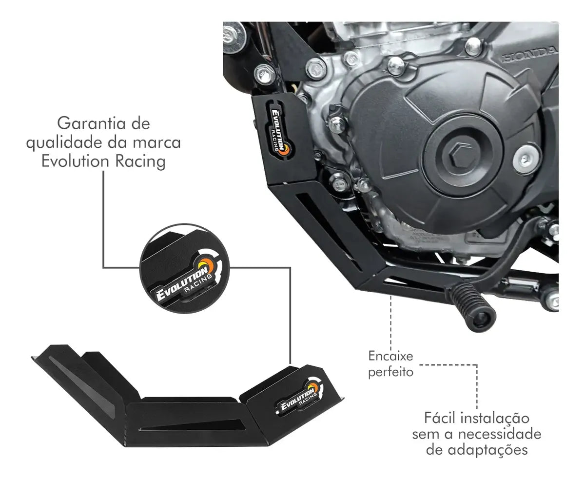 Protetor de Cárter Sahara 300 2024 2025 2026 Aço | Mograu