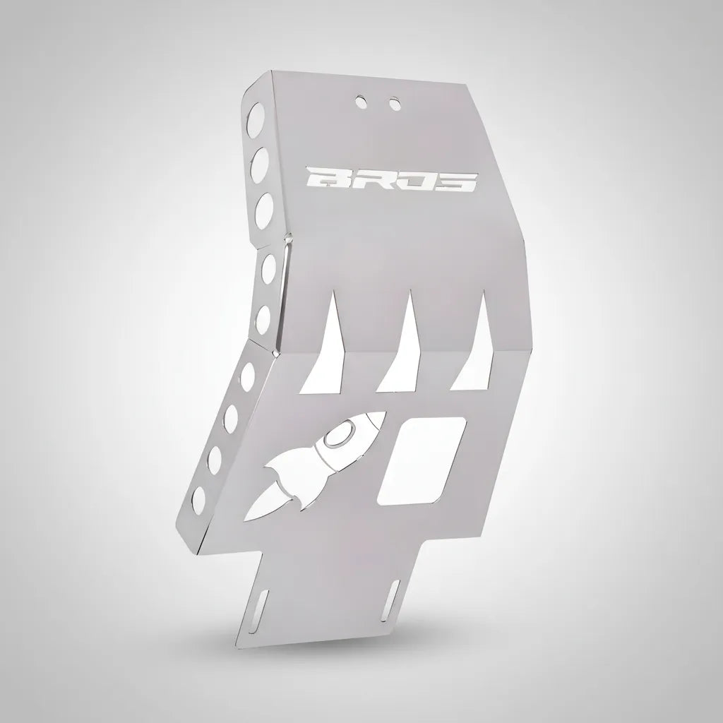Protetor de Cárter Bros 150 160 Inox Cromado | Mograu