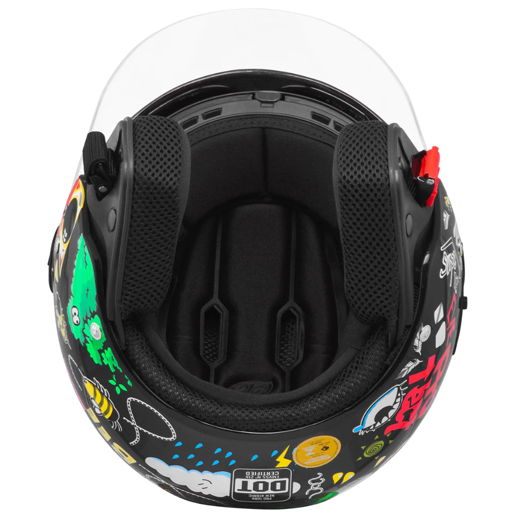 Capacete New Atomic Universe Mograu® – Viseira Dupla e Conforto