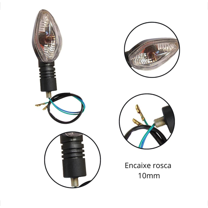 Kit 4 Piscas CG 150 Titan Bros 160 Original | Mograu