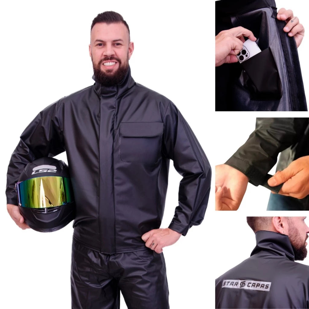 Conjunto Capa de Chuva Mograu® – Impermeável e Seguro