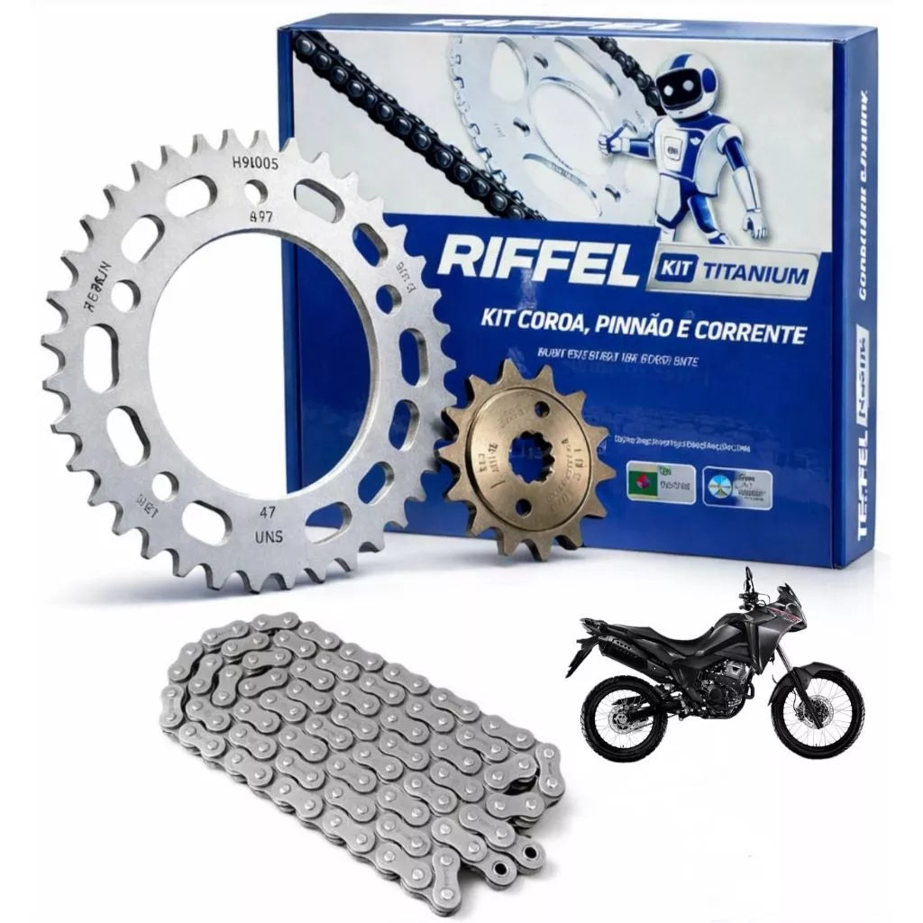 Kit Relação Honda Sahara 300 XRE 2024 2025 2026 | Mograu