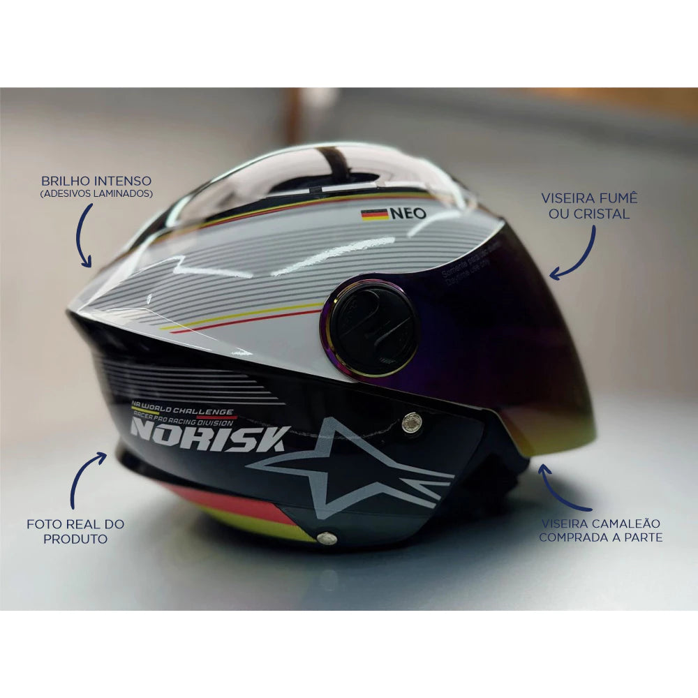 Capacete New Liberty 3 Mograu® – Estilo e Conforto
