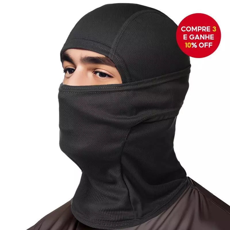 Balaclava Respirável Mograu® – Proteção Solar e Conforto
